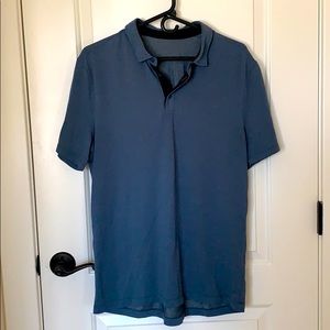 Lulu lemon men’s large blue polo